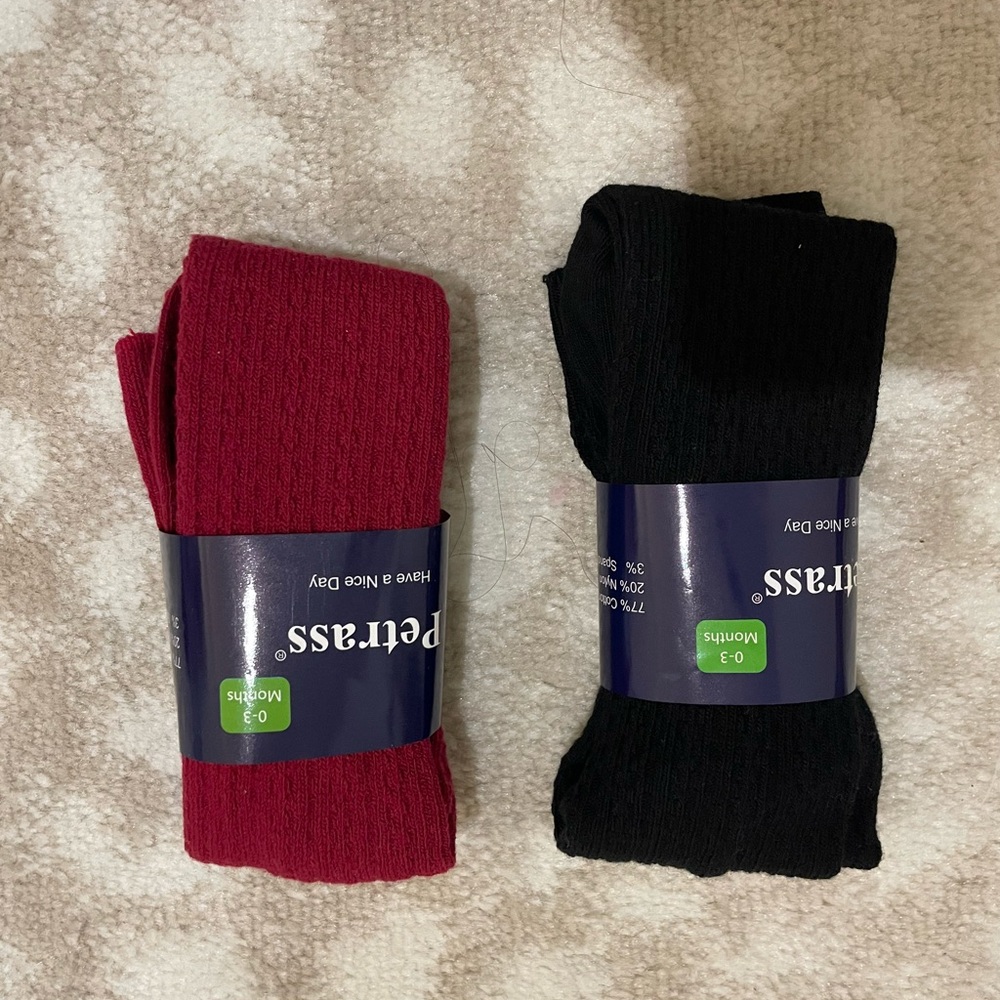 Amazon Kids Red and Black Socks